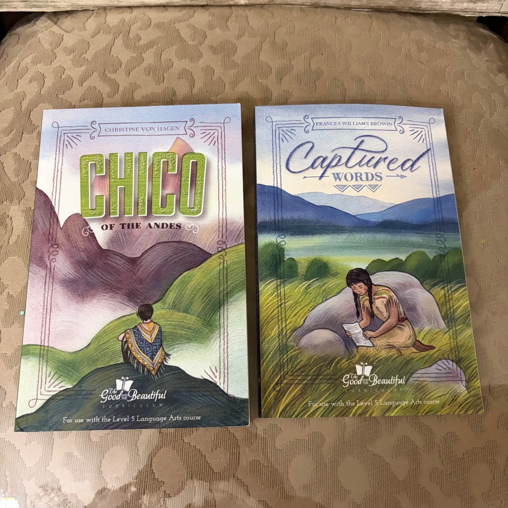 The Good and the Beautiful Level 5 Language Arts Books Chico Captured Words Set